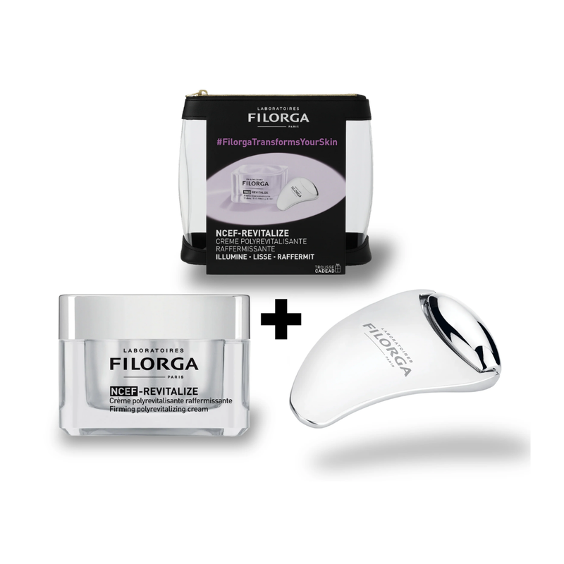 Filorga NCEF Revitalize Set – Cream 50 ml & Gua Sha Roller