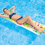 Intex Matelas Fashion Pour Piscine Fleurs