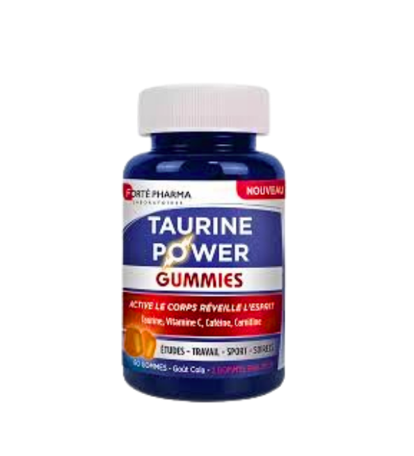 Pot Forté Pharma Taurine Power Gummies goût cola 60 gommes