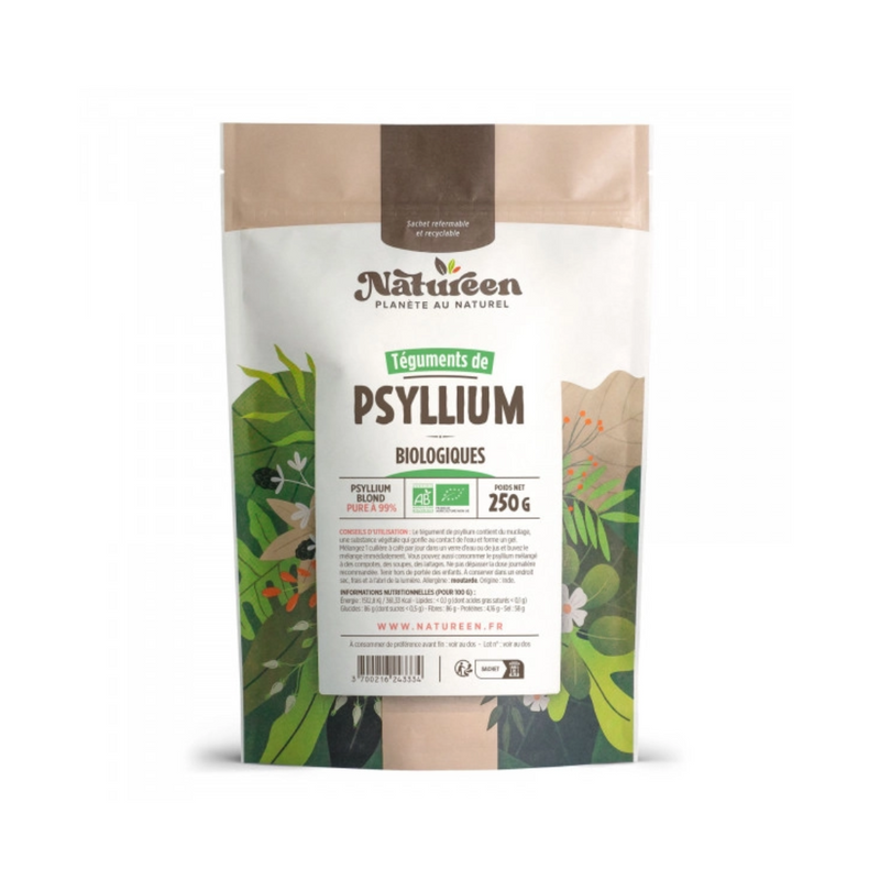GPH DIFFUSION Téguments Psyllium Blond Bio 250 G