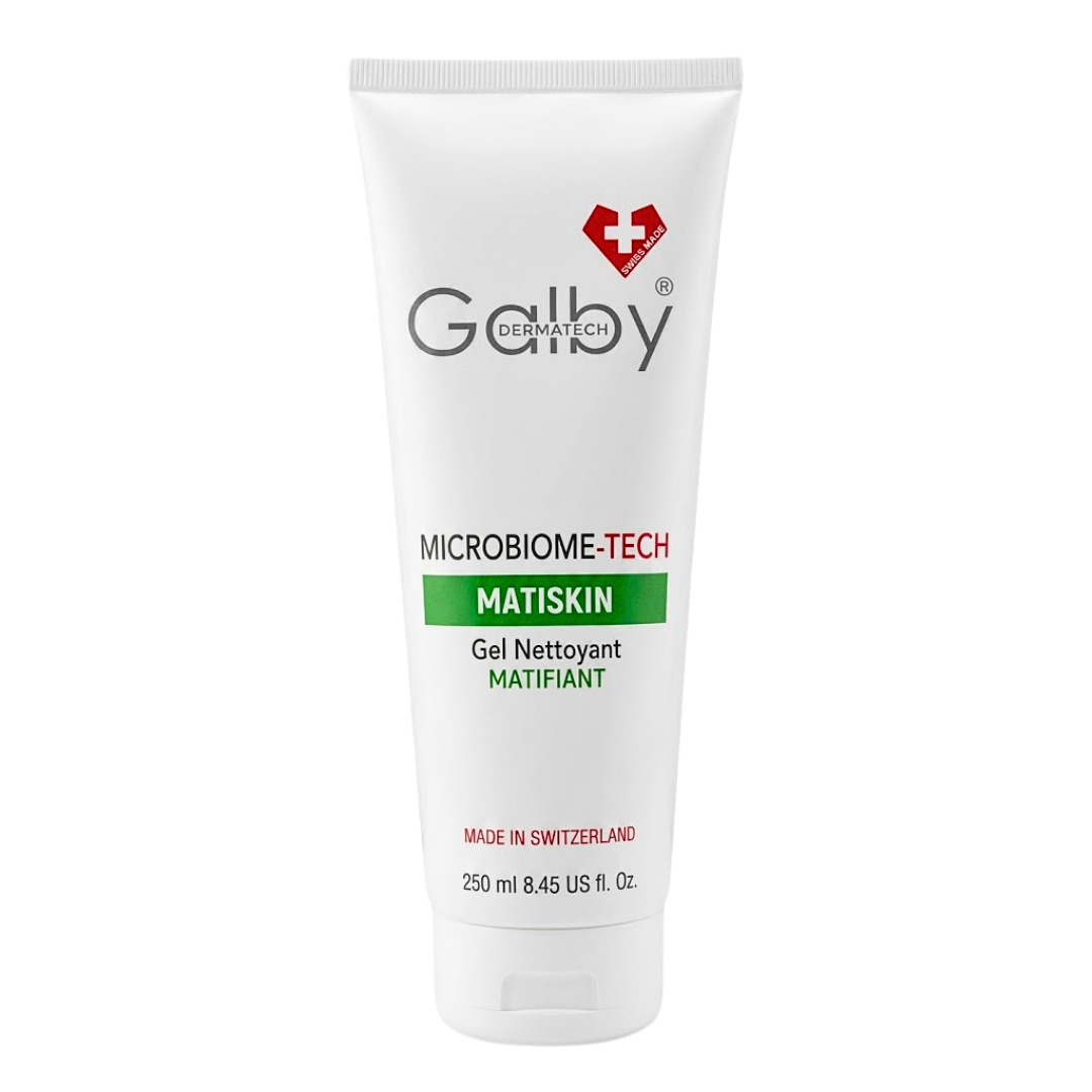 Galby Dermatech Matiskin gel nettoyant matifiant 250 ml - flacon
