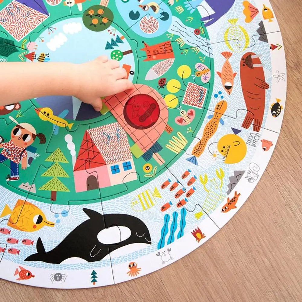 Goula XXL Ocean Animals Puzzle 18 Pieces – 2Y+