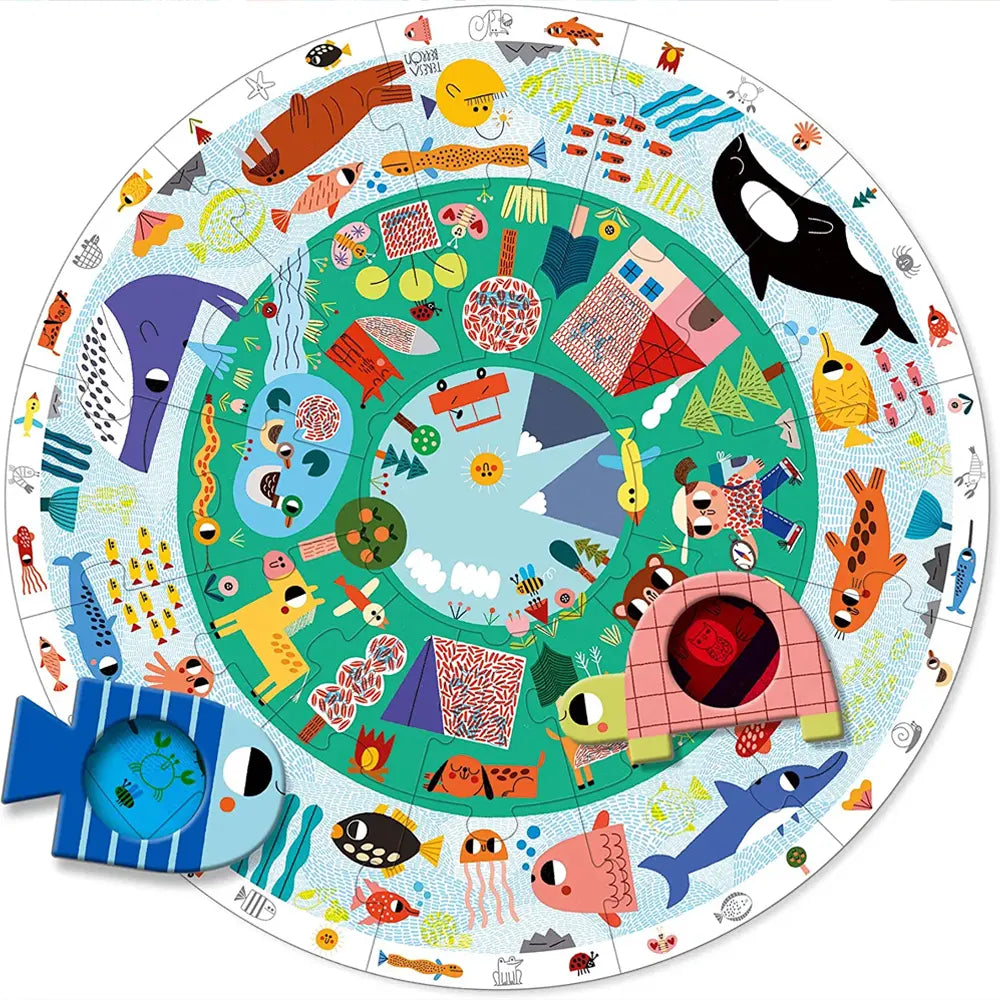 Goula XXL Ocean Animals Puzzle 18 Pieces – 2Y+