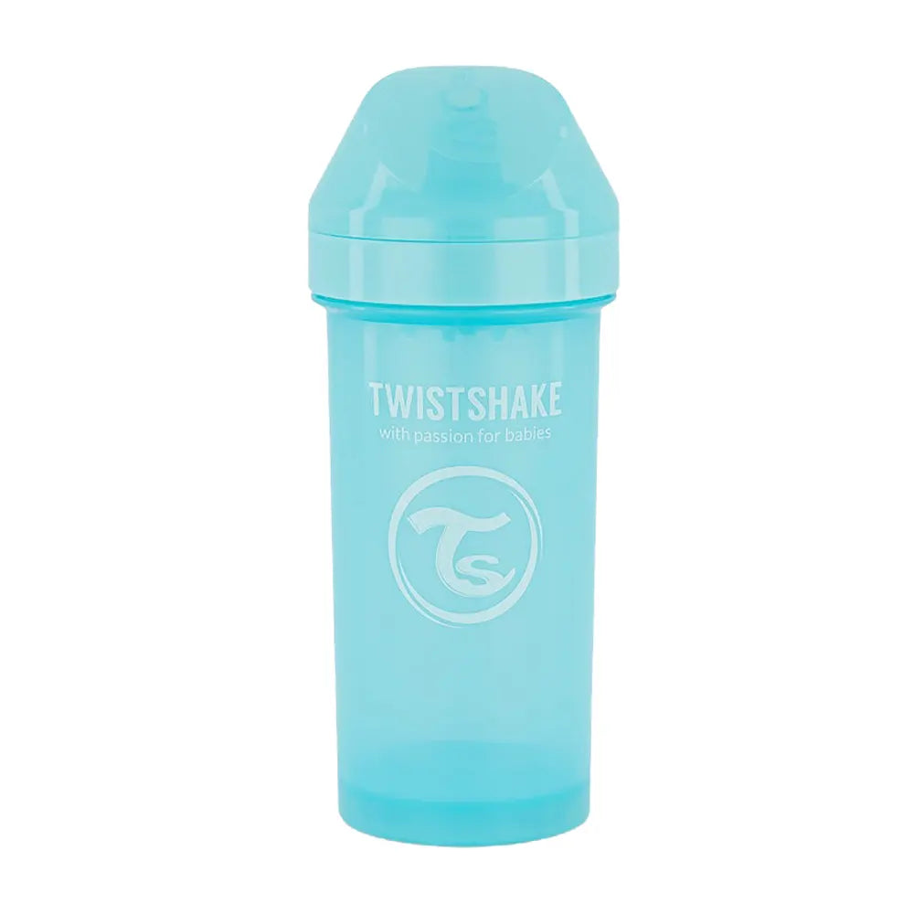 Biberón Infantil Antifugas 360ml Twistshake - Azul