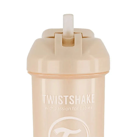 Twistshake Straw Cup 360ml - Pearl Champagne