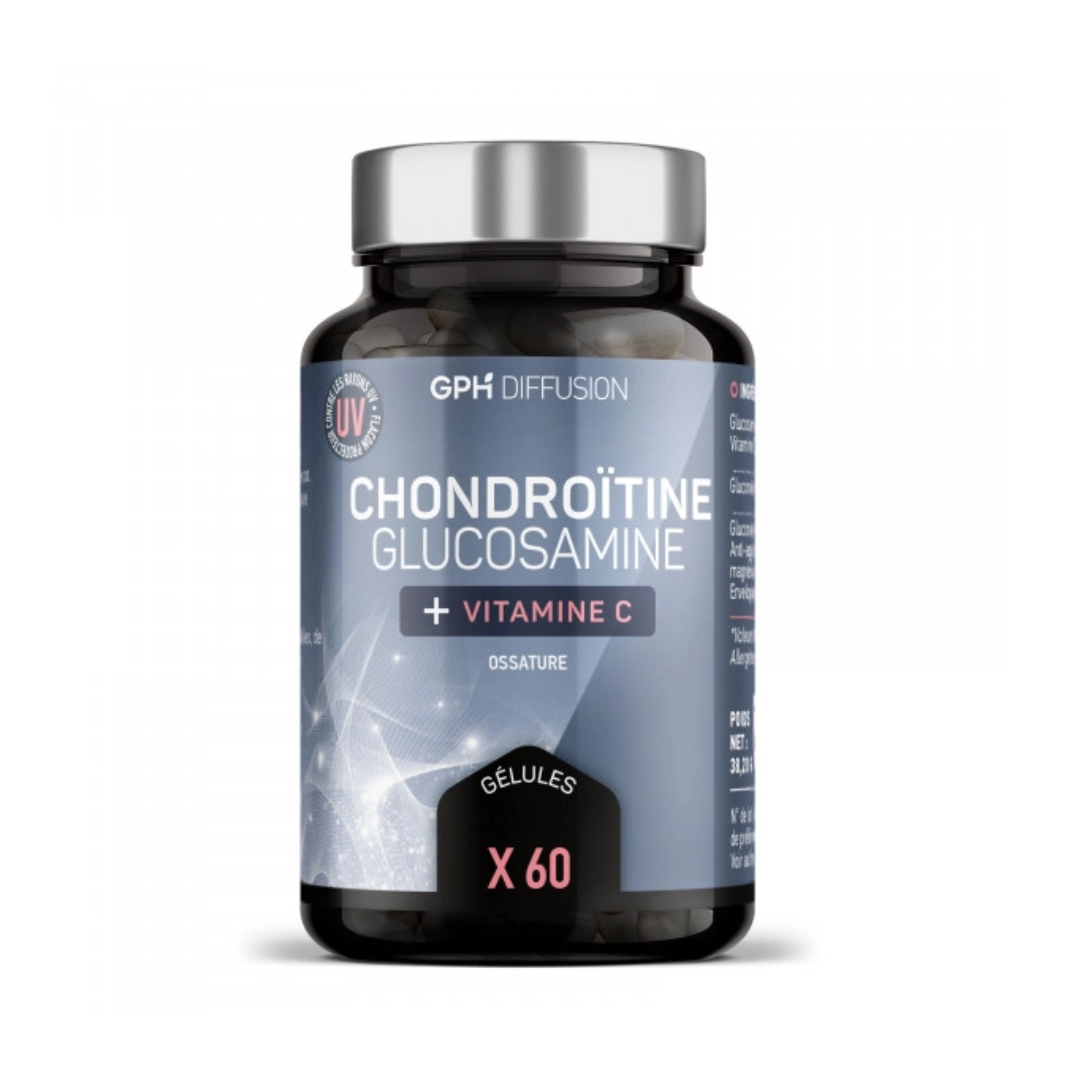 GPH Diffusion chondroïtine glucosamine 60 gélules – boîte
