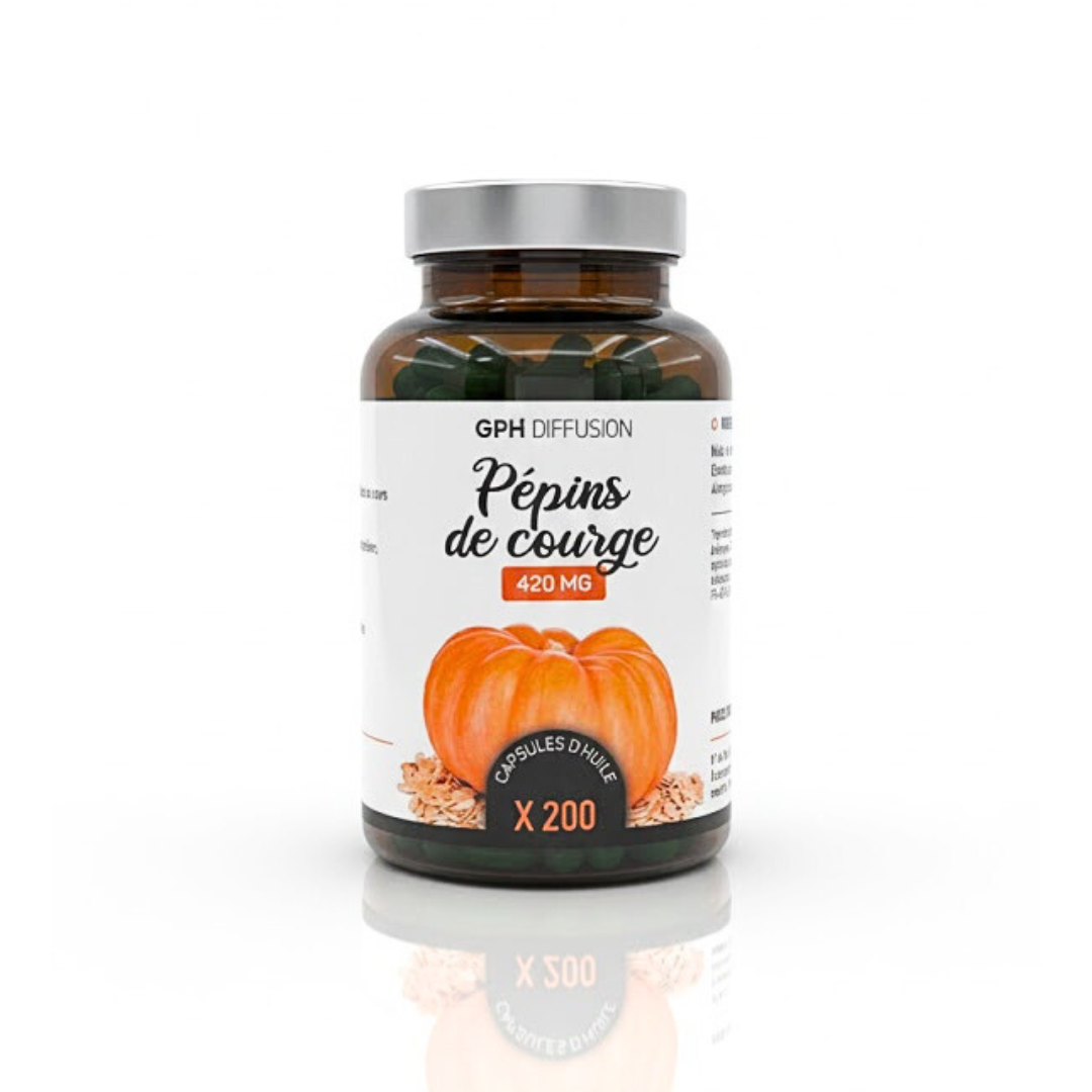 GPH Diffusion Pépins de Courge 200 Capsules