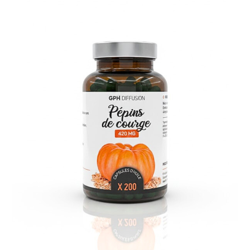 GPH Diffusion Semillas de Calabaza 200 Cápsulas