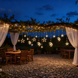 LED Light Garland 3 Meters - Moon & Star