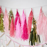 Pink Pom-Pom Garland – 200 cm