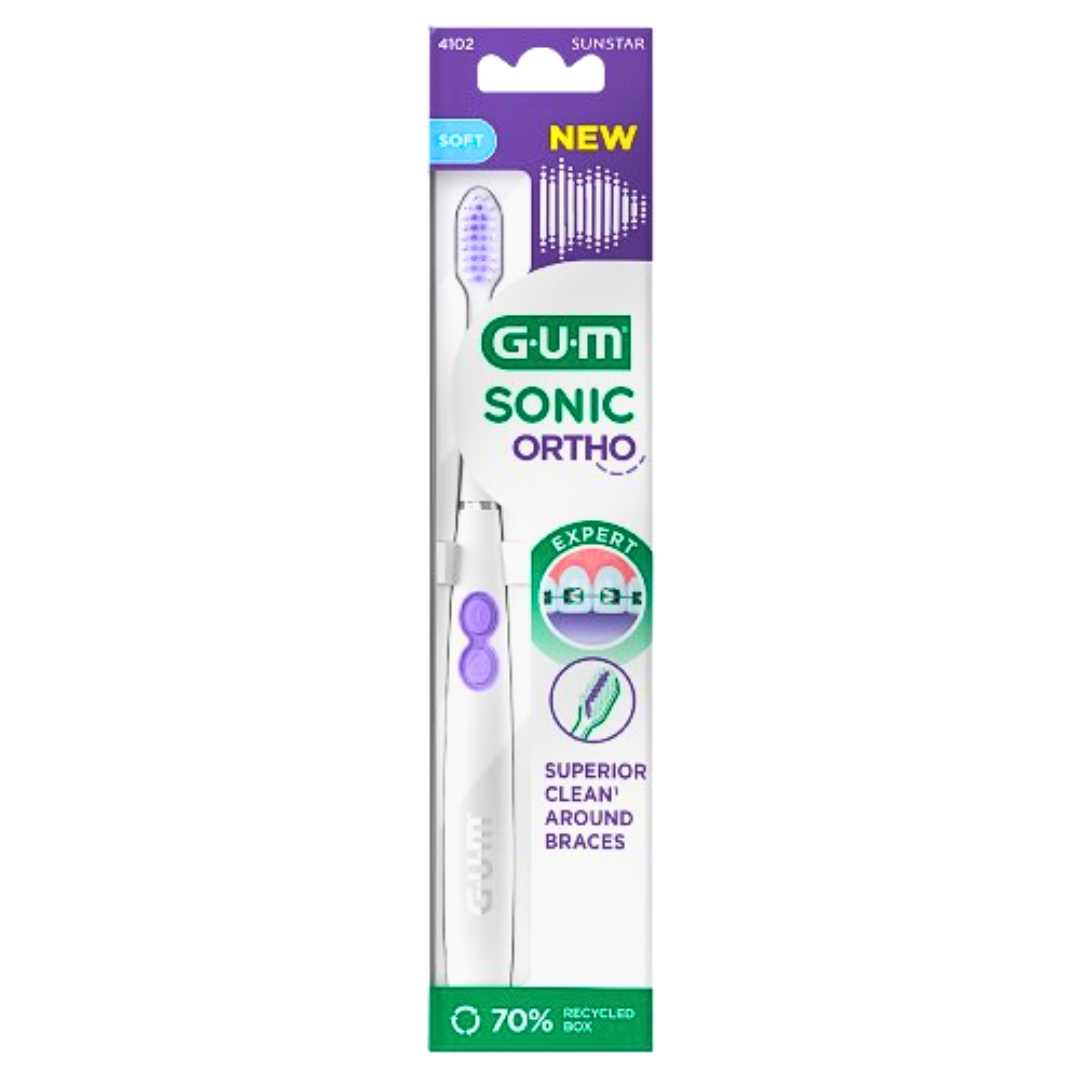 Gum Cepillo de Dientes Sónico de Ortodoncia 4102