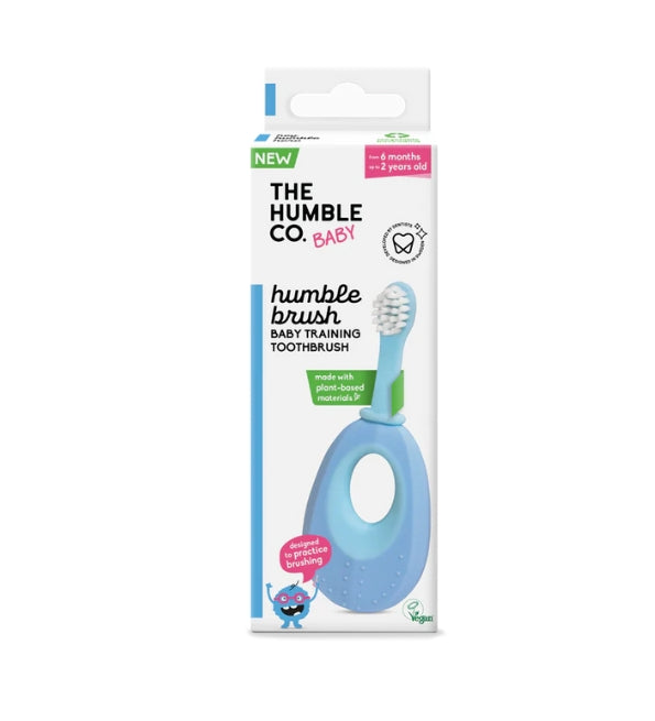 Humble Brush brosse à dents bébé bleue à base de plantes