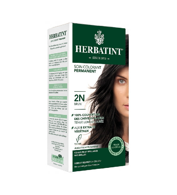 Herbatint Permanent Hair Color Gel 2N Brown