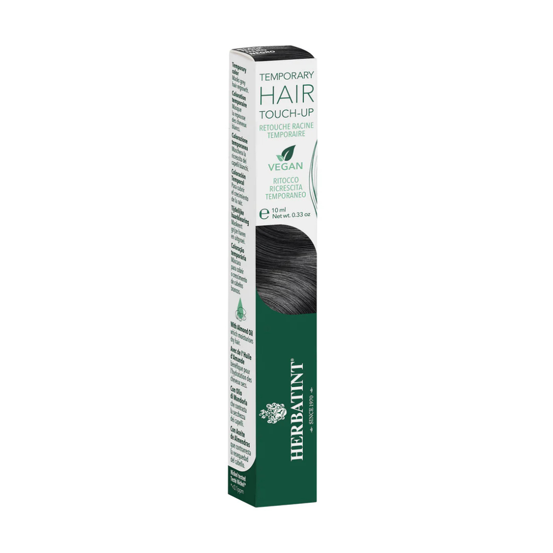Herbatint retouche cheveux blancs noir 10 ml – flacon mascara