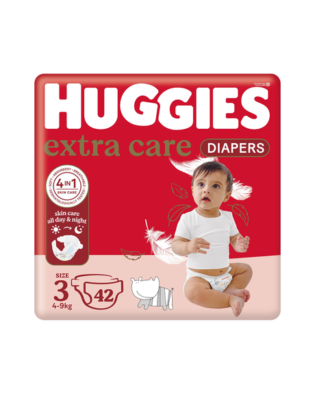 Huggies Couches Extra Care Taille 3 - 42 Unités