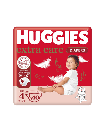 Huggies Couches Extra Care Taille 4 - 40 Unités