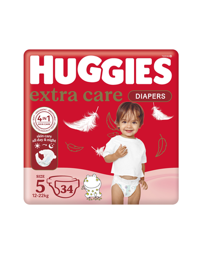 Huggies Couches Extra Care Taille 4+ - 38 Unités, Wlidaty Maroc