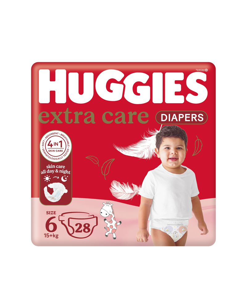 Huggies Couches bébé, taille 1 (2 – 5 kg), 28 couches 