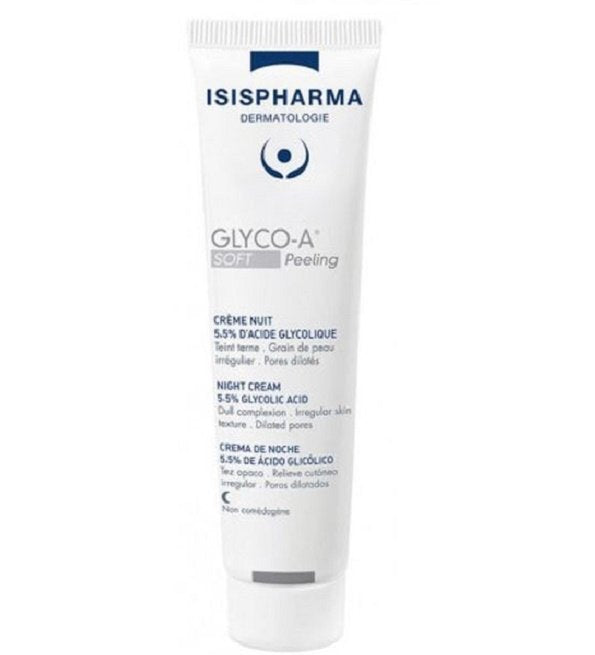 إيزيس فارما Glyco-A Soft كريم ليلي مقشّر 5.5% حمض الغليكوليك 30 مل
