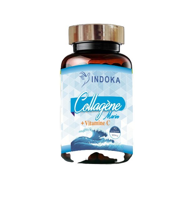 Indoka Marine Collagen Skin Fort 42g 90 Capsules