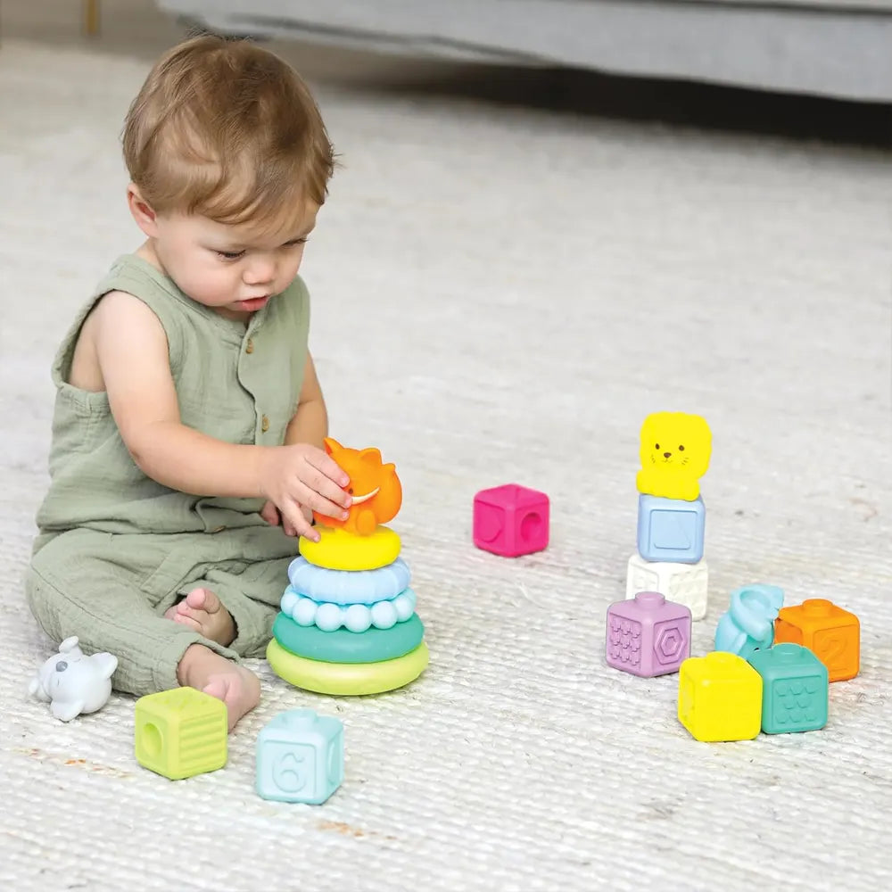 Infantino Ensemble 18 Jouets Sensorielles – 0M+