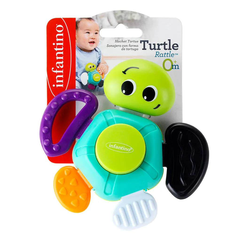 Infantino Turtle Rattle 0M+