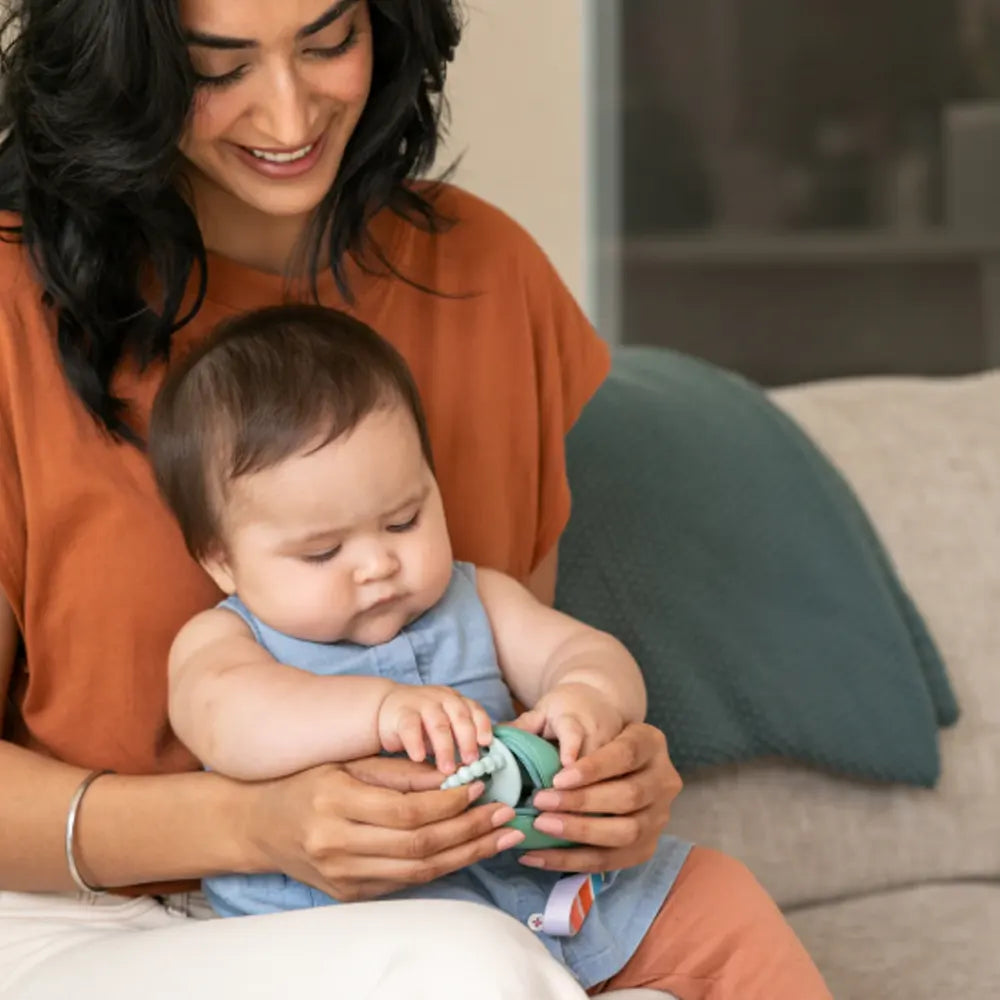 Infantino Étui à Sucettes en Silicone PaciPod – Vert