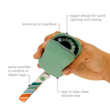 Infantino Étui à Sucettes en Silicone PaciPod – Vert