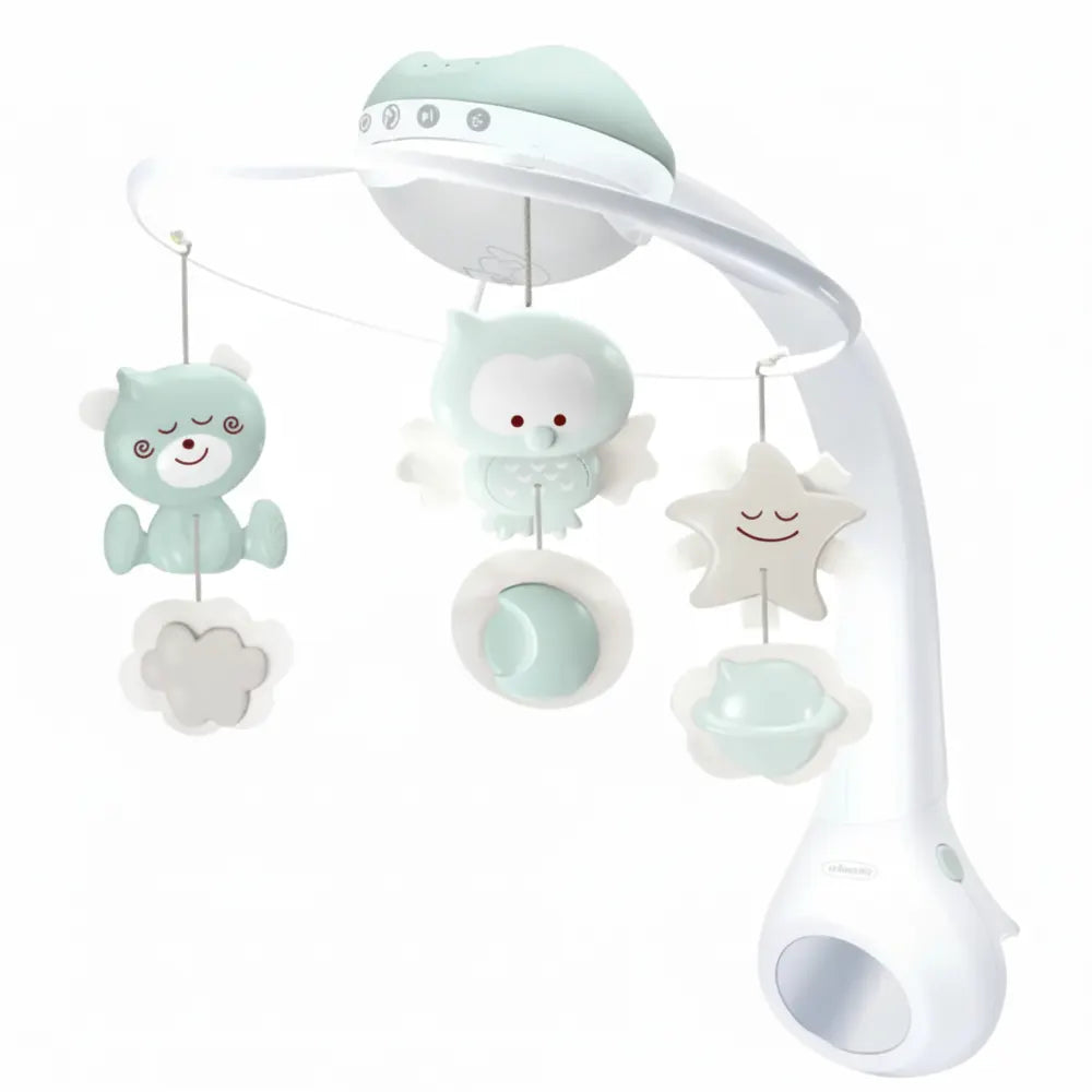 Infantino Projecteur Musical Mobile 3 en 1 – Vert Menthe