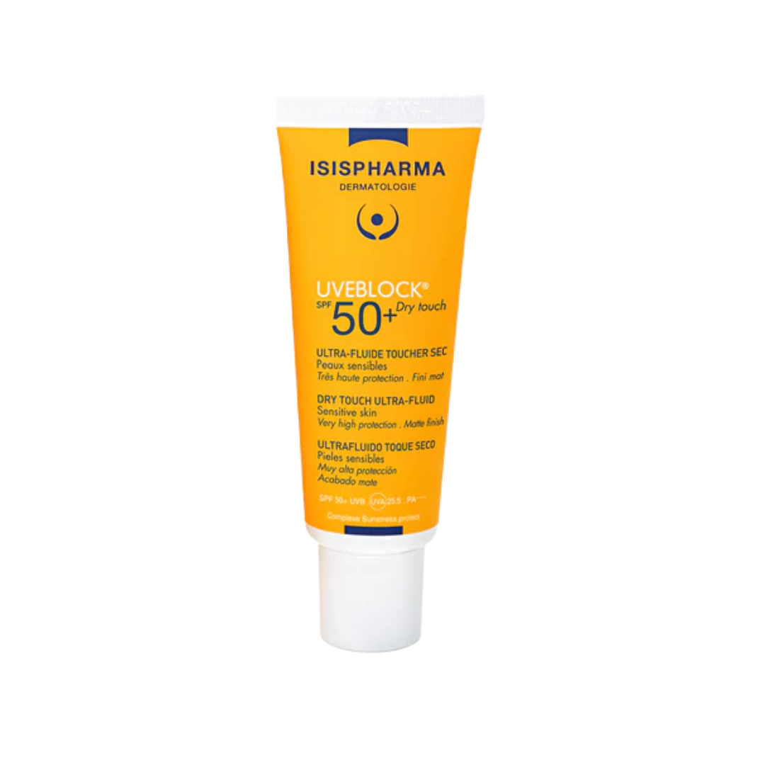Isispharma Uveblock Dry Touch SPF50+ ultra fluide 40 ml – flacon