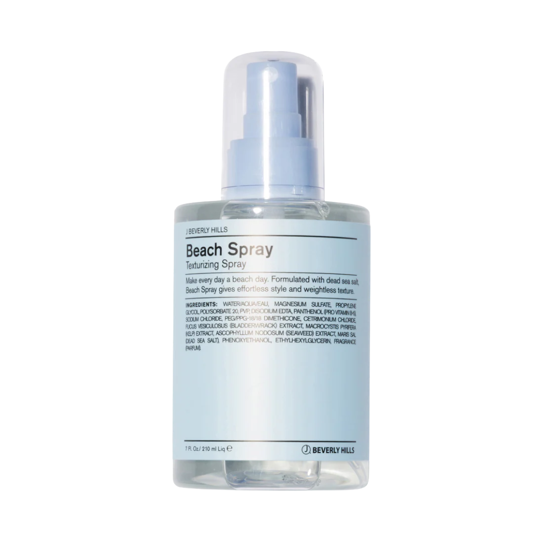 J Beverly Hills Beach Spray 210 ml – flacon du spray texturisant au sel de mer