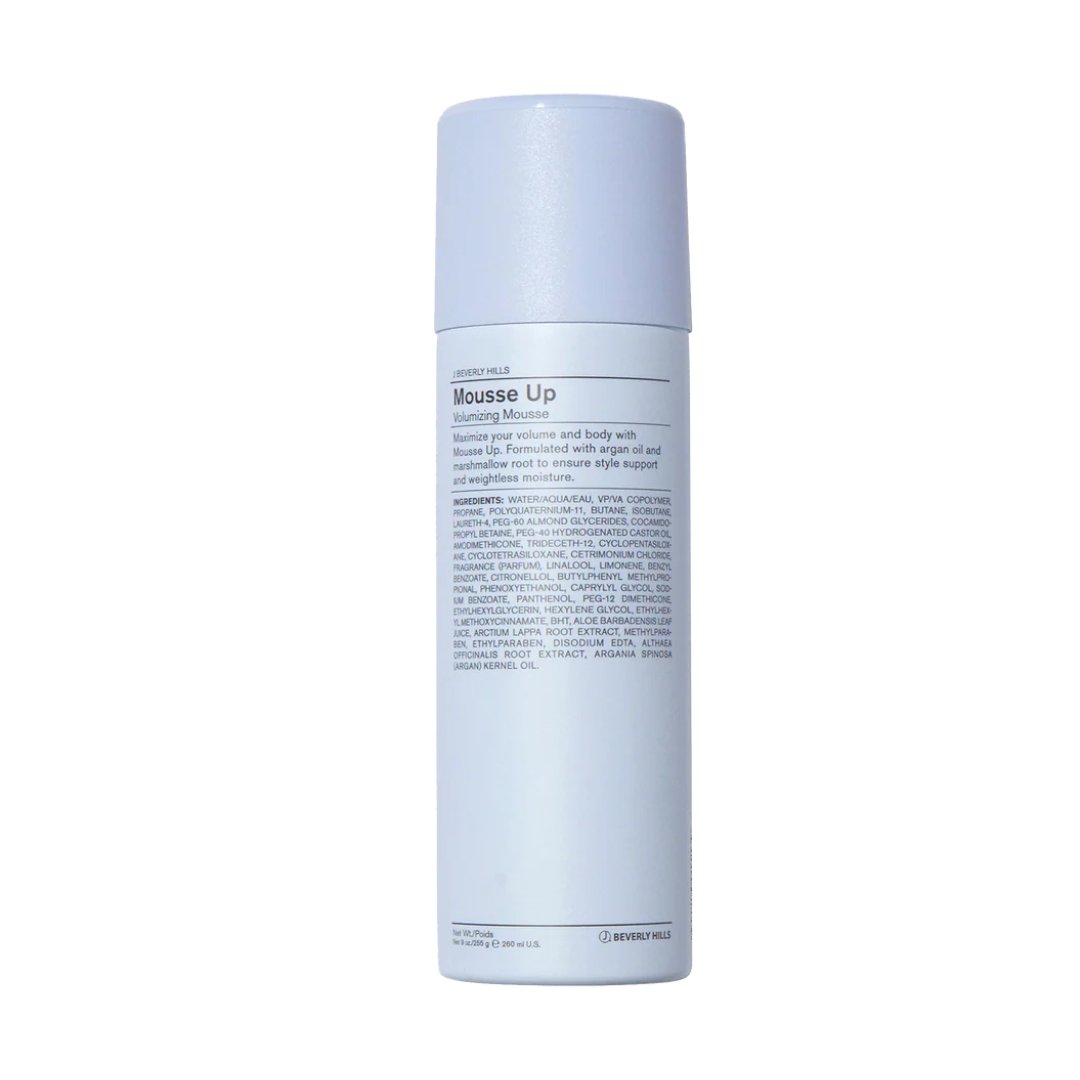 J Beverly Hills Mousse Up 260 ml – aérosol de mousse coiffante volume