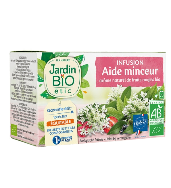 Boîte de l’infusion Aide Minceur Jardin Bio, 20 sachets