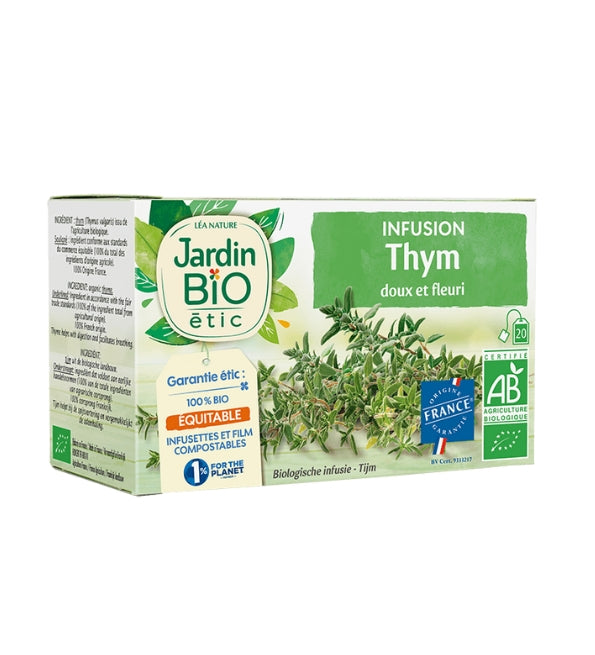 منقوع الزعتر Jardin Bio – 20 كيسًا