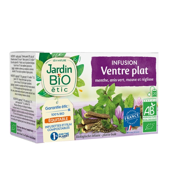 Jardin Bio infusion Ventre Plat 20 sachets – boîte