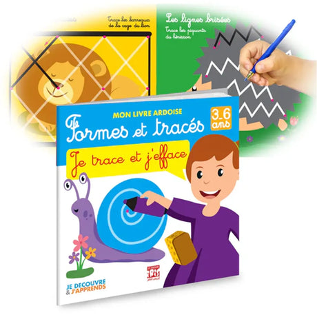 Formes et Tracés – Mon Livre Ardoise Effaçable - 3-6A