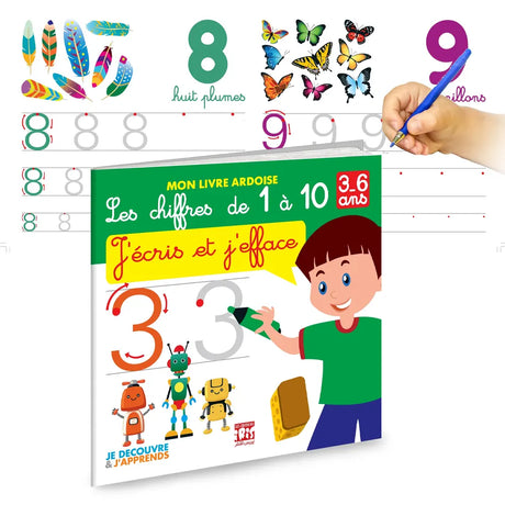 Les Chiffres – Mon Livre Ardoise Effaçable 3-6A