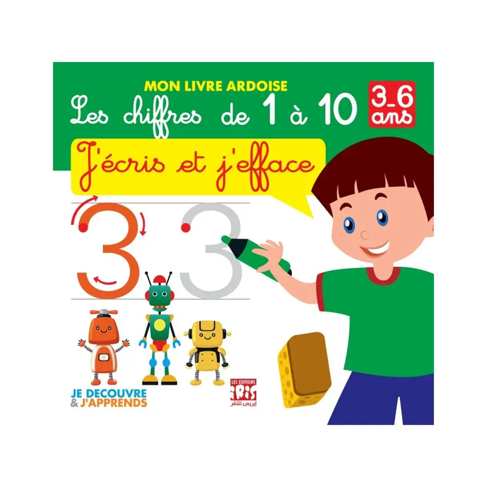 Les Chiffres – Mon Livre Ardoise Effaçable 3-6A