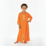 Jellaba for Girl - Mango Orange