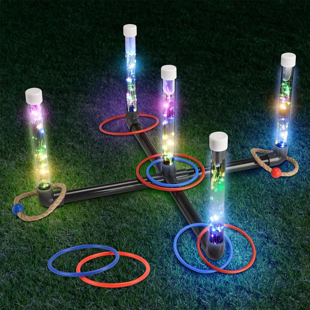 Light-Up Ring Toss Game - Ages 3+