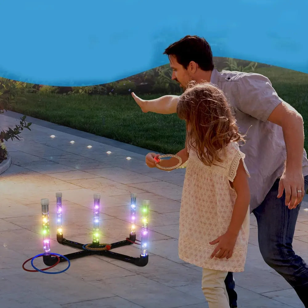 Light-Up Ring Toss Game - Ages 3+