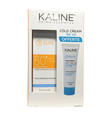 Paquete de crema fría Kaline Invisible Screen 50 ml +