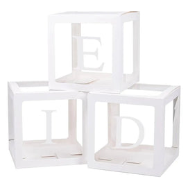 Kit de 3 Boîtes à ballons avec décor - EID