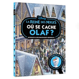 LA REINE DES NEIGES - Où se cache Olaf ? à colorier