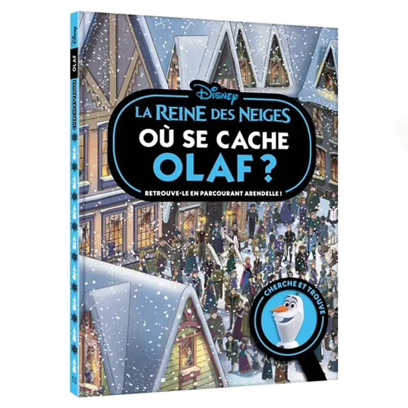 LA REINE DES NEIGES - Où se cache Olaf ? à colorier