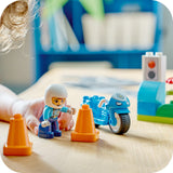 Lego Blue Police Motorcycle 2A+