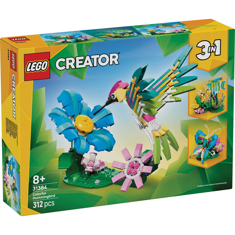 Lego Wild Animals: Colorful Hummingbird – Age 8+