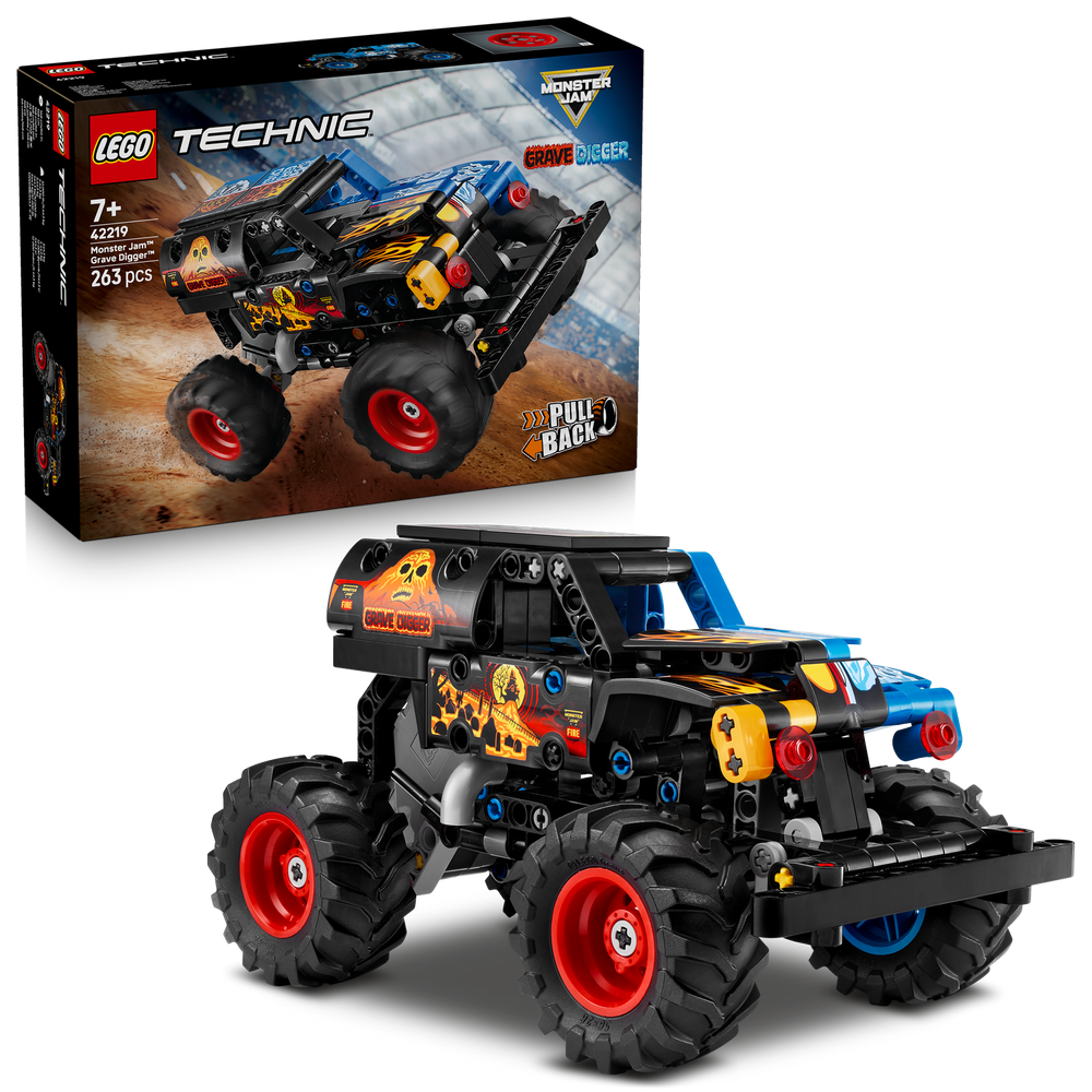 Lego Monster Jam Grave Digger Fire and Ice 7A+