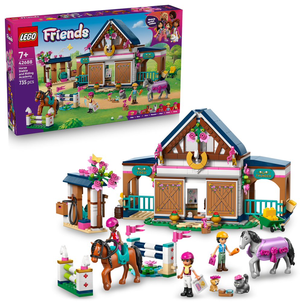 Lego Horse Stable and Riding Academy 7A+