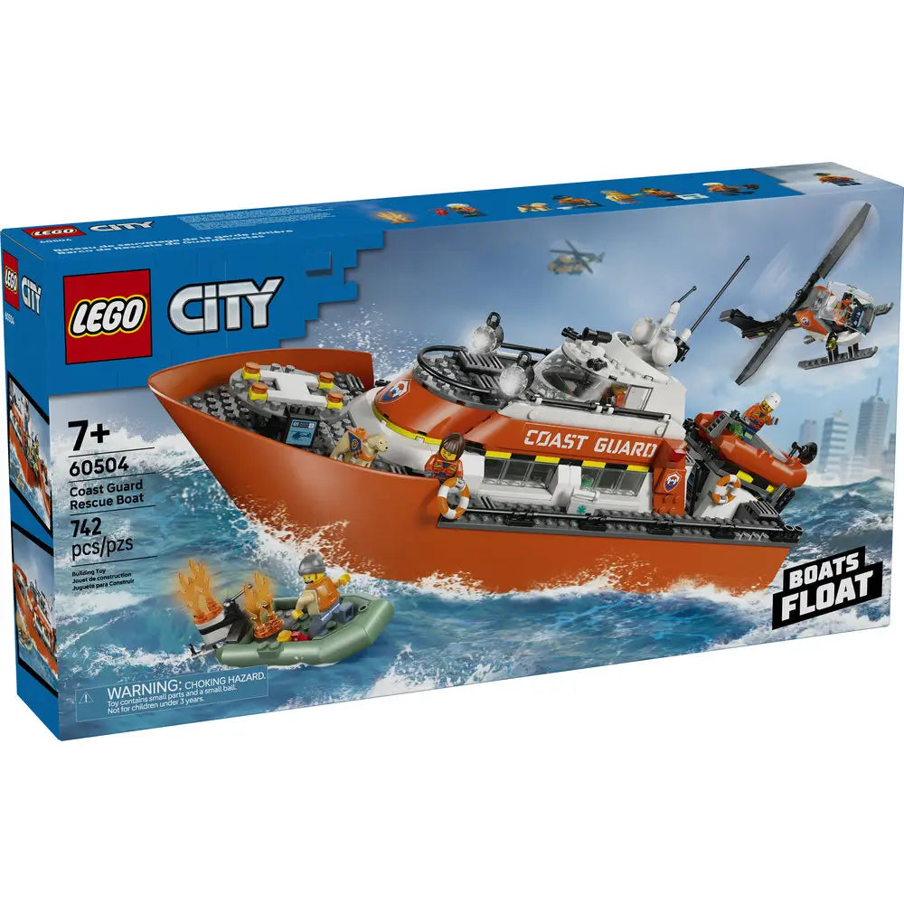 Lego Coast Guard Rescue Boat & Helicopter 7A+